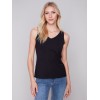 Reversible Bamboo Cami - Black