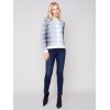 Jacquard Sweater with Zig Zag Design - Snowflake