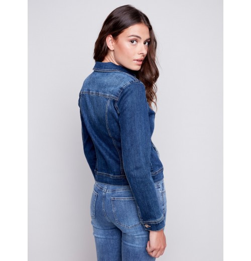 Stretch Denim Jacket - Indigo