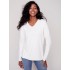 Basic V-Neck Sweater - Ecru