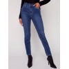 Jeans with Zipper Pocket Detail - Indigo