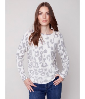 Reversible Animal Print Sweater - Animal