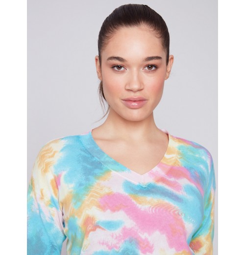 Reversible Cotton Sweater - Multicolor