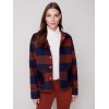 Reversible Plaid Jacket - Cinnamon