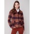 Reversible Plaid Jacket - Cinnamon