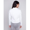 Stretch Denim Jacket - White