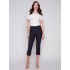 Stretch Pull-On Capri Pants - Navy