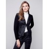 Vintage Faux Leather and Rib Knit Perfecto Jacket - Black