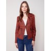 Vintage Faux Leather Perfecto Jacket - Cinnamon