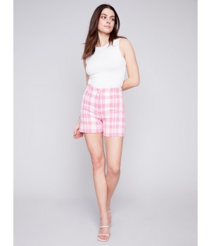 Yarn Dye Checkered Shorts - Light Punch